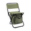 Folding Beach Chair Backpack with Cooler Bag