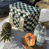 Cooler Bag-Large-Check Palm Kale-2