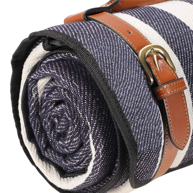 Waterproof Outdoor Picnic Mat – Colorful Plaid Stripe