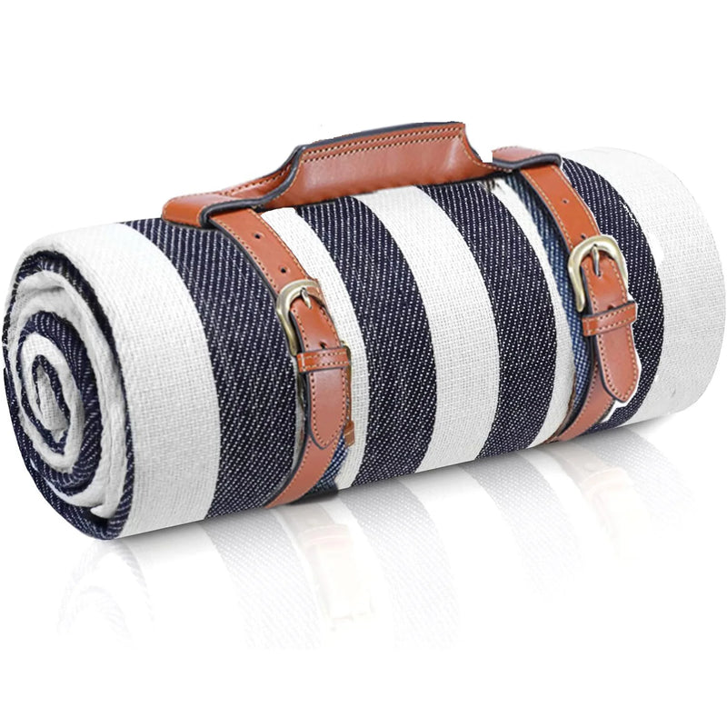 Waterproof Outdoor Picnic Mat – Colorful Plaid Stripe