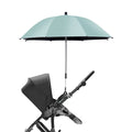 Baby Stroller Umbrella – UV Protection - Universal Clamp-On, Waterproof & Windproof Sunshade Cover