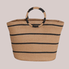 Isla Bloom - Khaki Straw Tote Bag
