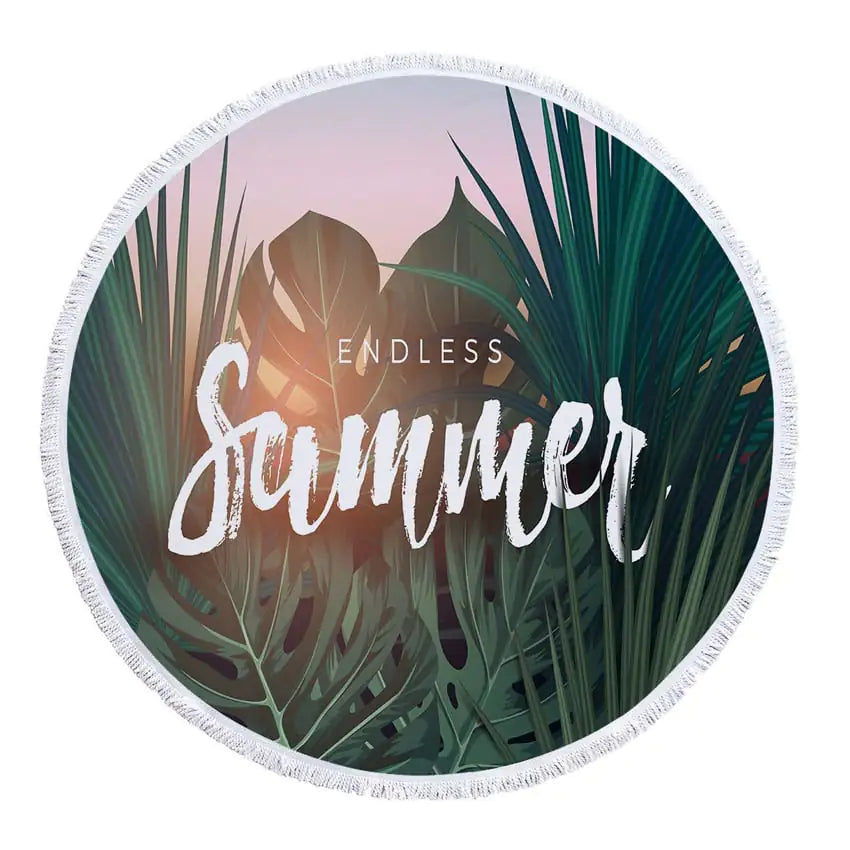 Tropical Vibes Beach Towel