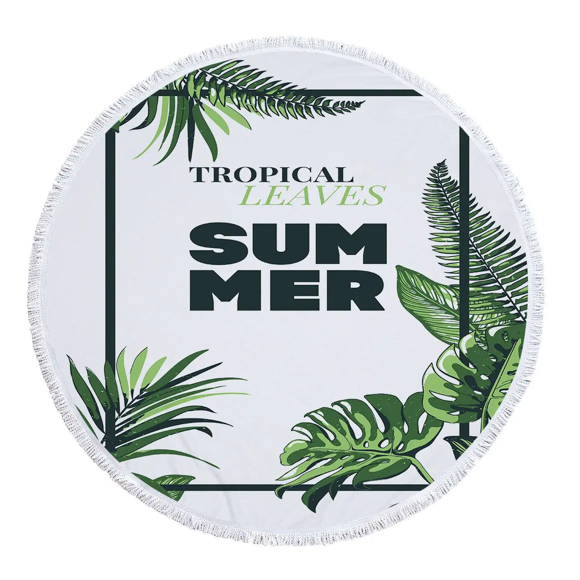 Tropical Vibes Beach Towel